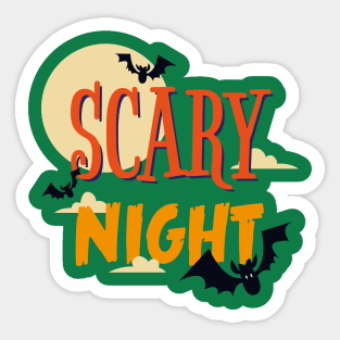 Scary Nights Sticker